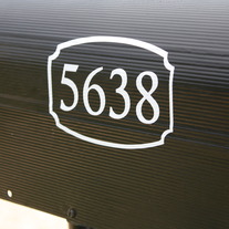 Custom Vinyl Mailbox Numbers
