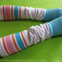 Blue Skater Sock Arm Warmer