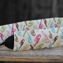 Vintage Birds Camera Strap Cover