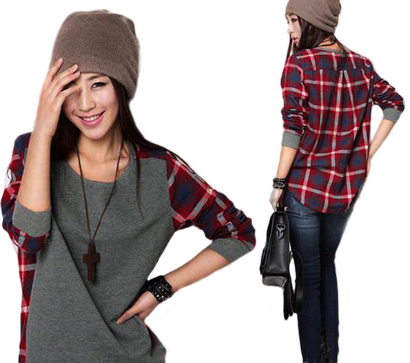 Half Plaid Shirt on Storenvy