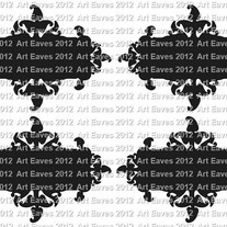 Pretty Leaf Border Chalkboard Labels Choose From 3 Different Sizes