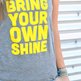 Bring Your Own Shine Razor-Back Tank - Thumbnail 1