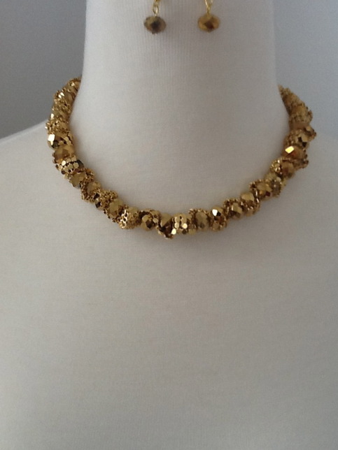 Golden Necklace Set