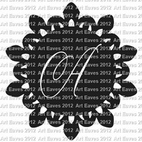 Elegant Monogram Vinyl Decals
