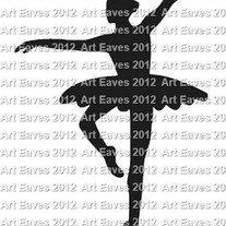 Ballet Dancer Silhouette Style 2 Personalize It!