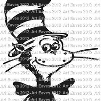 Cat in the Hat Vinyl Decal