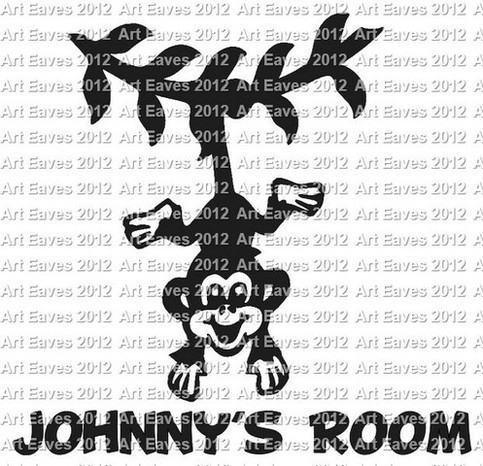 Hanging Monkey Decal Personalized Vinyl Decal