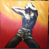 MADONNA  BUSTIER PAINTING
