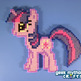 Twilight Sparkle My Little Pony Perler Bead Sprite - Thumbnail 2