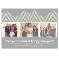 printable holiday card | neon