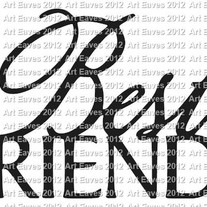 Best Friends Vinyl Decal