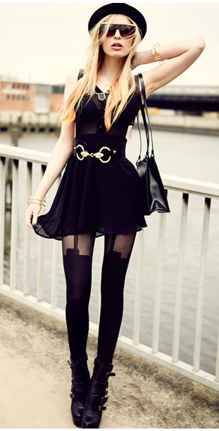 mock garter leggings