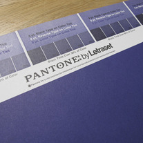 Vintage PANTONE® Poster - Pantone 268 