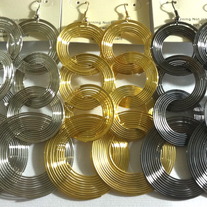 Interlock Hoop Earrings - Assorted - Thumbnail 2