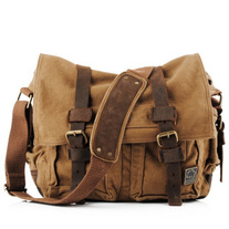 Vintage rugged canvas bags