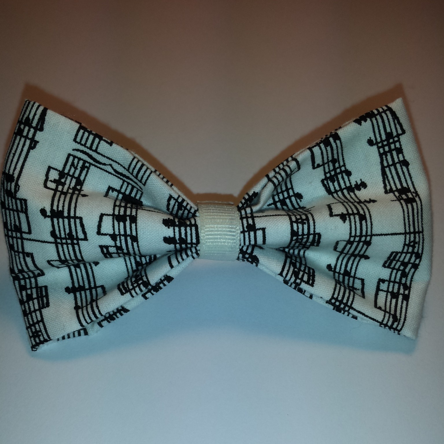 Music Notes Hair Bow on Storenvy