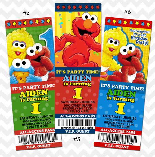 Elmo Invitations Elmo Birthday Invite On Storenvy