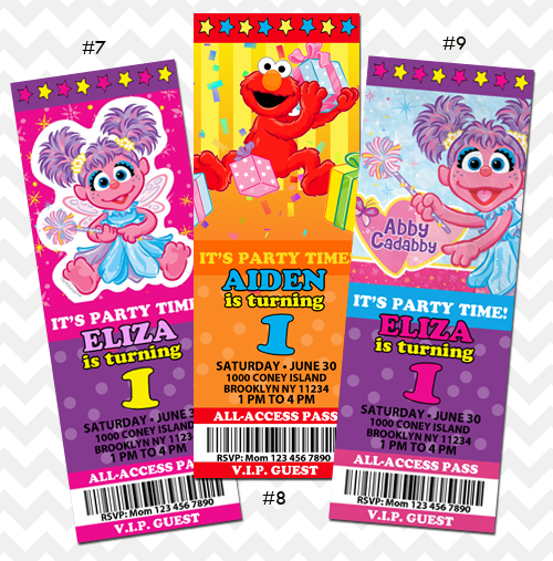 Elmo Invitations Sesame Street Invites Elmo On Storenvy