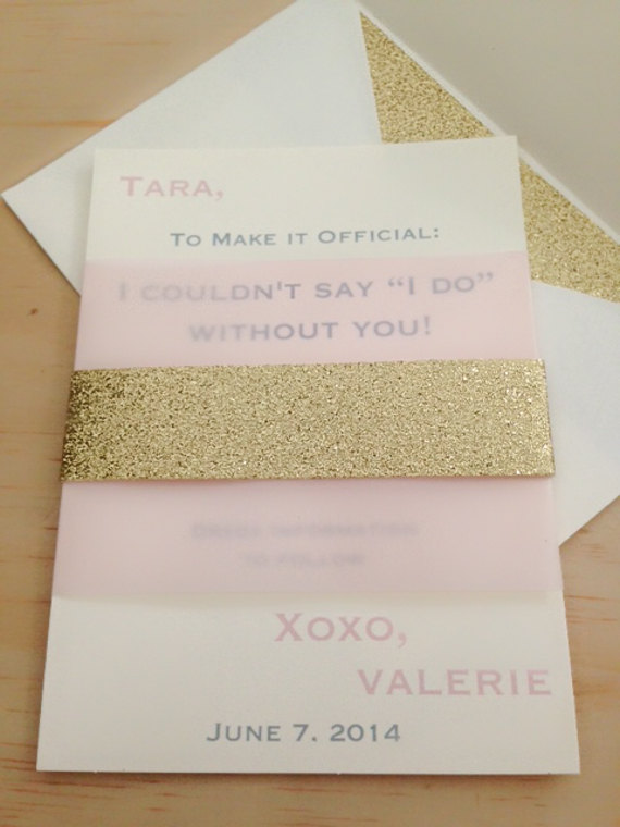 Bridesmaid Invitations Will You Be My Bridesmaid Wedding