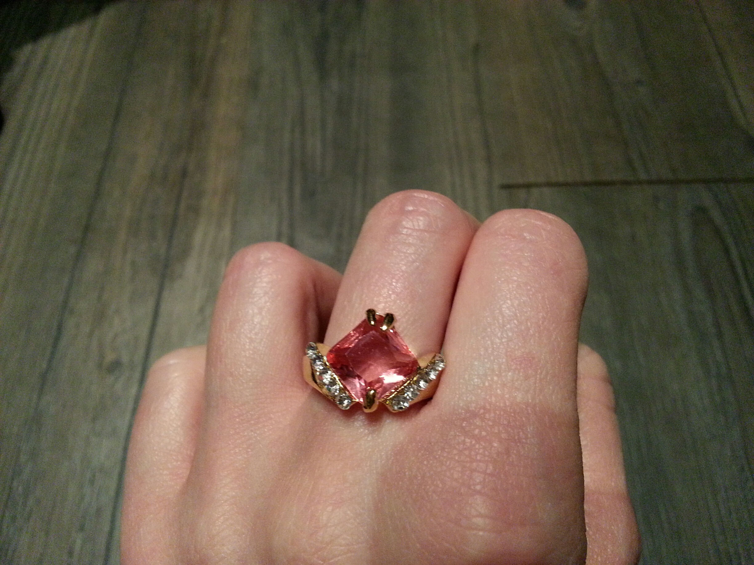 Pink Cocktail Ring · Dollar Jewelry · 1 Dollar Jewelry Store