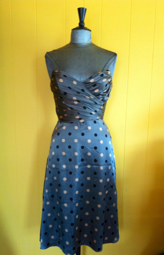 betsey johnson polka dot dress