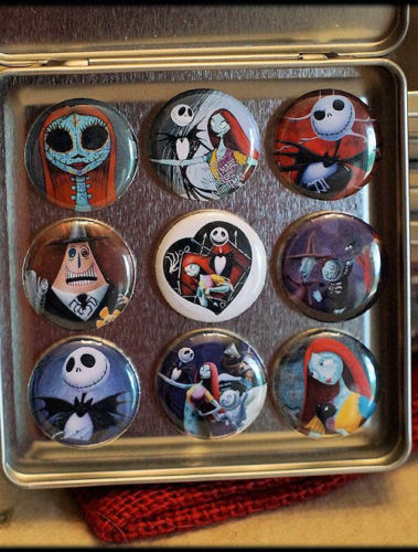 jack and sally w nightmare before christmas characters 9 magnet set sold by megolly gifts and accessories nightmare before christmas characters