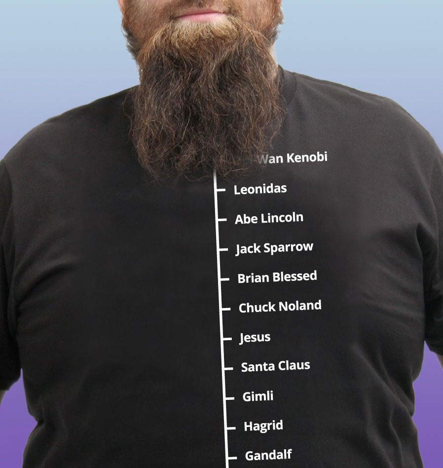 Beard level t shirt Clearance