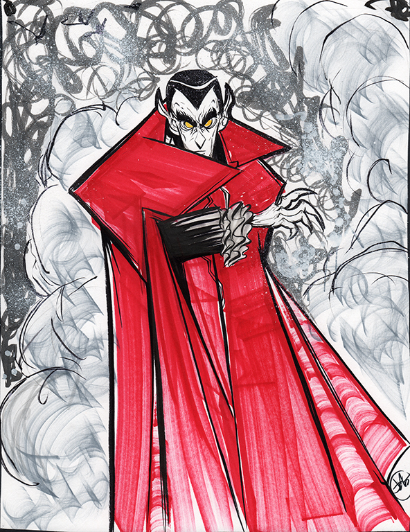 original dracula inspired artwork