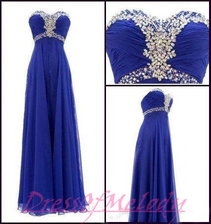 Royal Blue Dresses for Teenagers