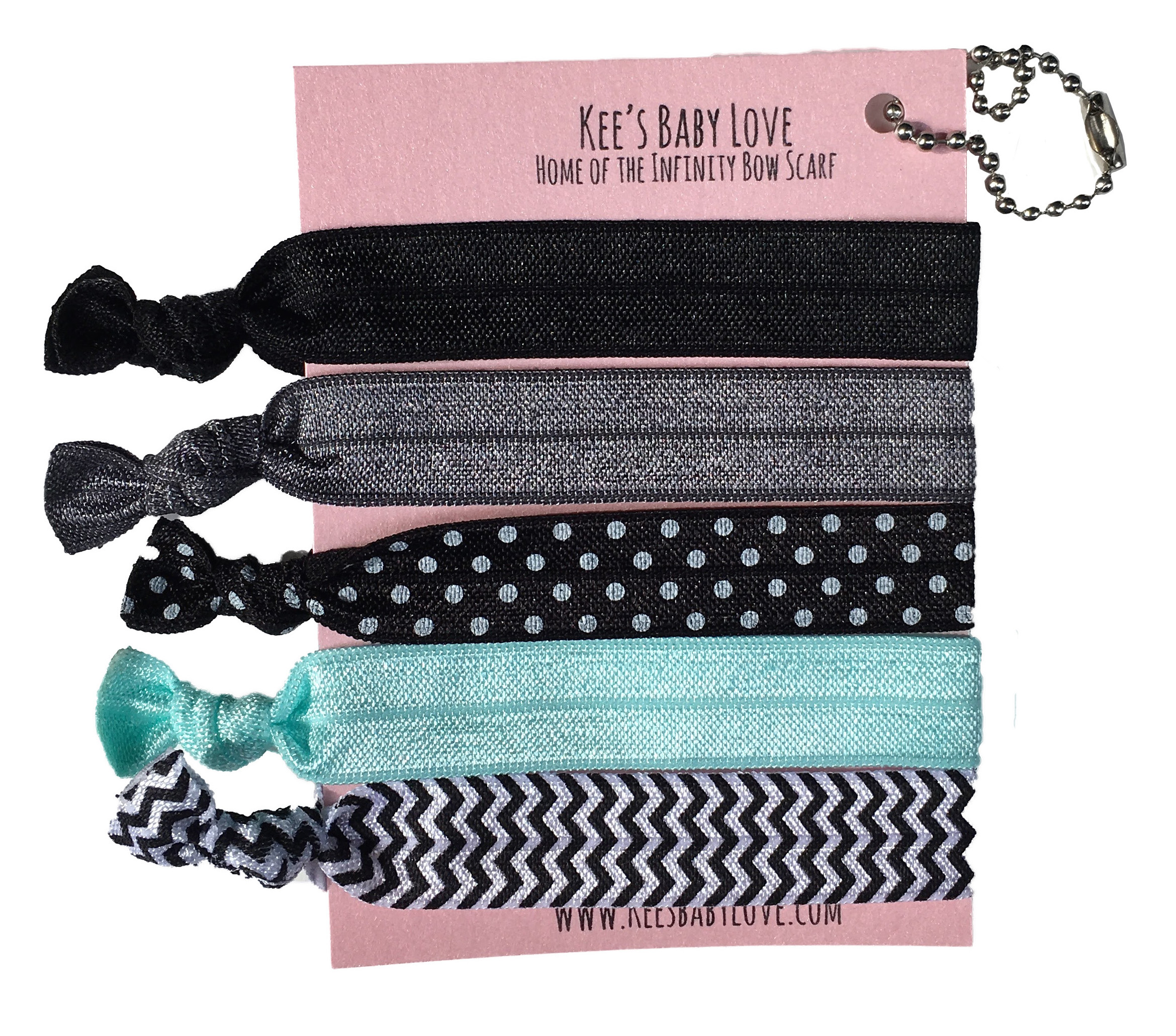 Mint Dream No Crease Hair Ties Set Of 5 Kee S Baby Love Online