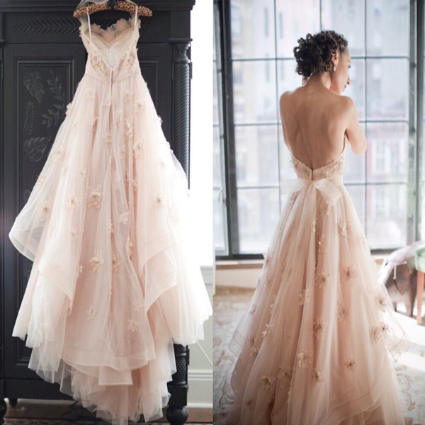 Elegant Backless Wedding Dresses