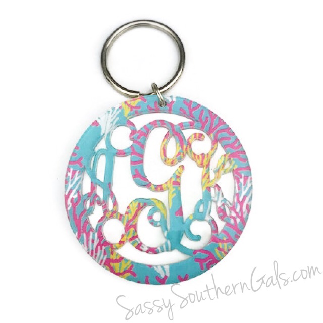 lilly pulitzer keychain