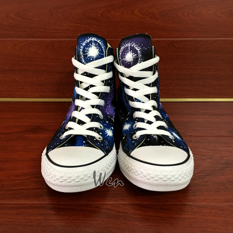 Galaxy Stars Original Design Converse All Star Canvas