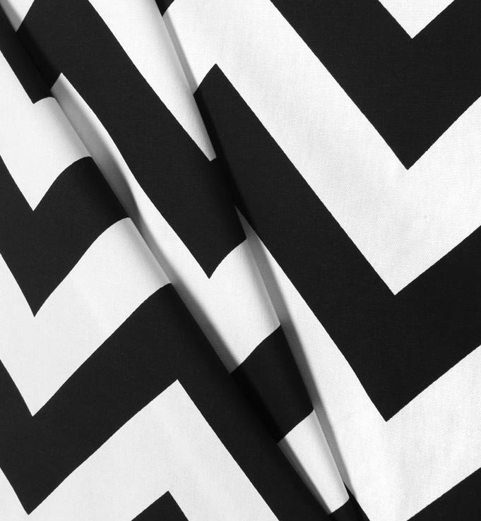 Chevron Curtain Panels Black And White Turquoise Gray Window
