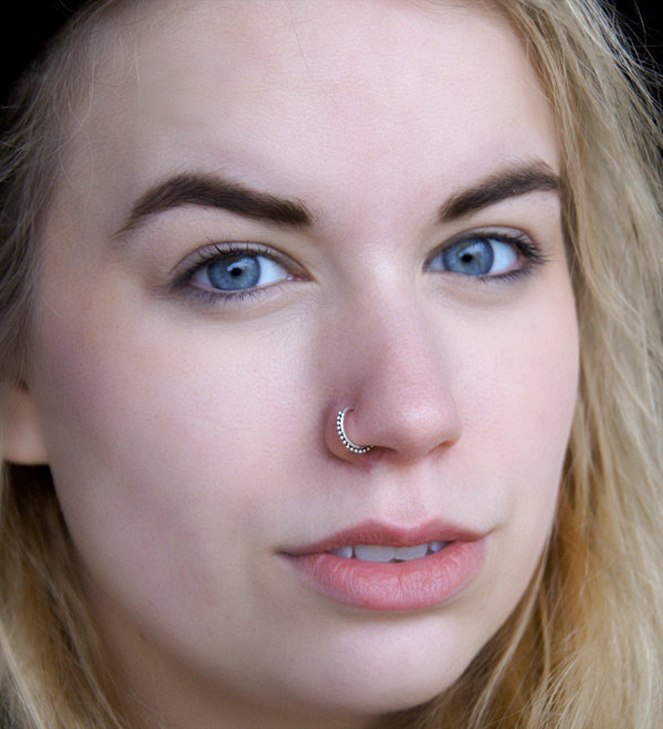 women's nose ring gold
