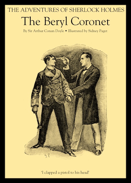 Sherlock Holmes print Reichenbach Falls by Sidney Paget