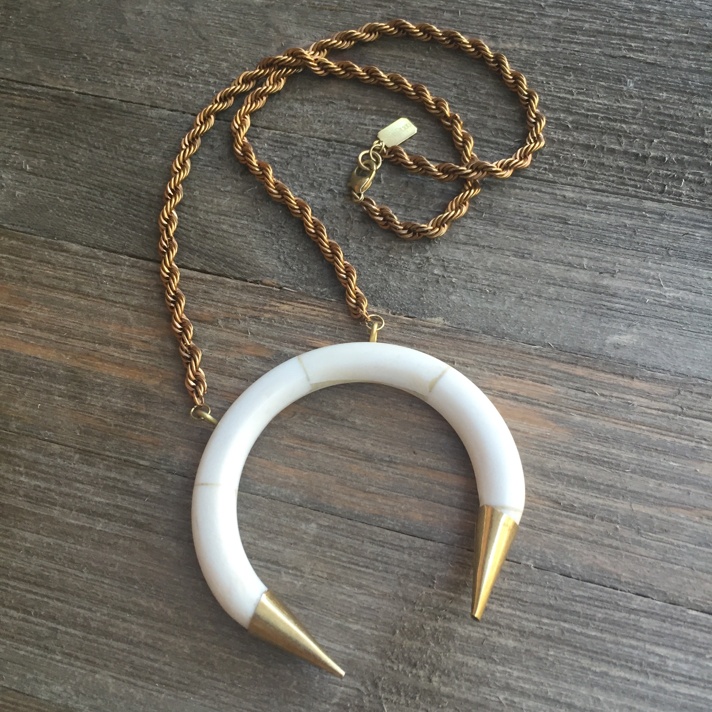 Crescent Bone Necklace Hotsell, 59% OFF 