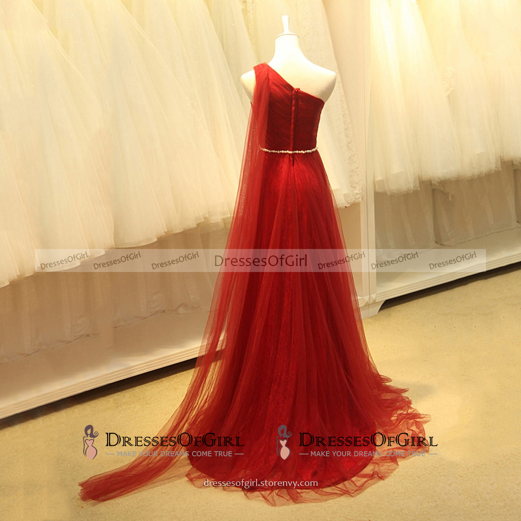 Red Greek-style Evening Dresses