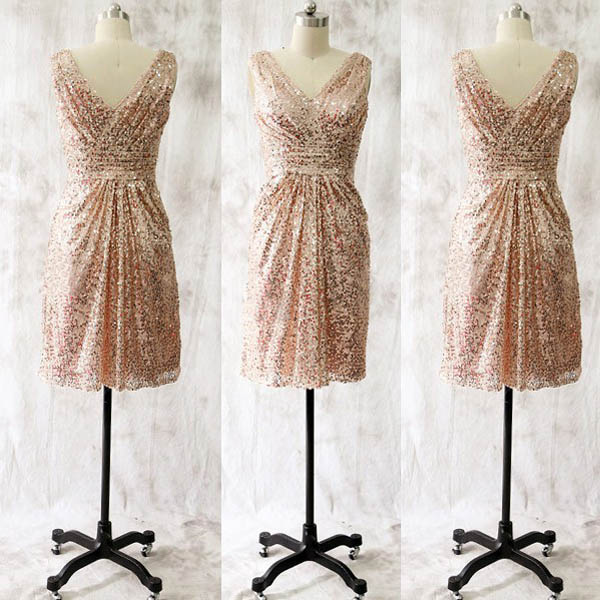 Simple Knee Length Formal Dresses