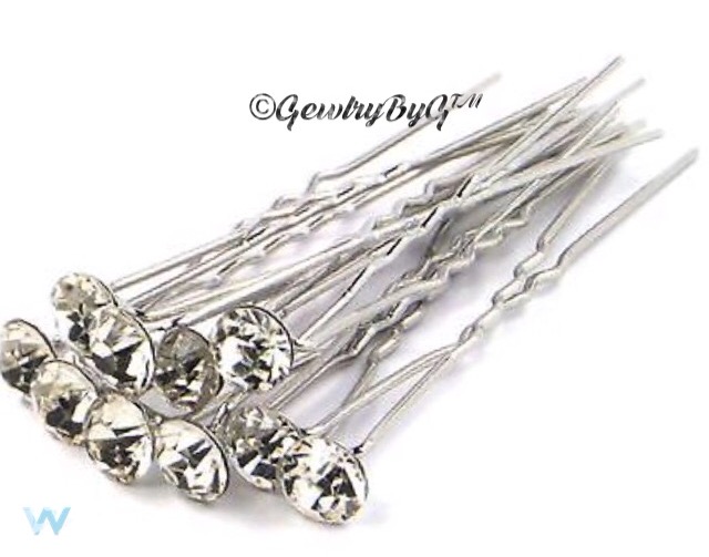 Holiday Hair Pins Clear Gewlry By G Online Store Powered By