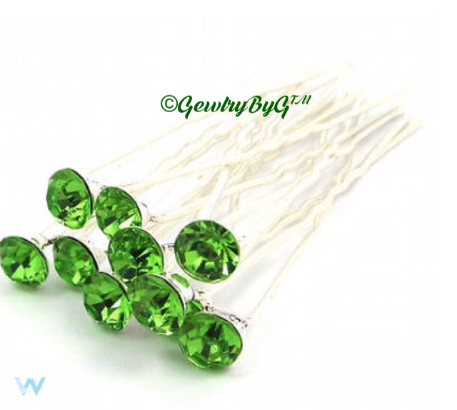 Holiday Hair Pins Green On Storenvy