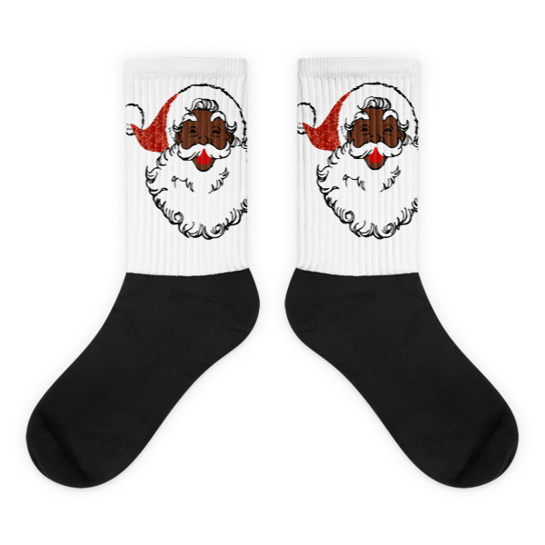 Black santa socks Clearance