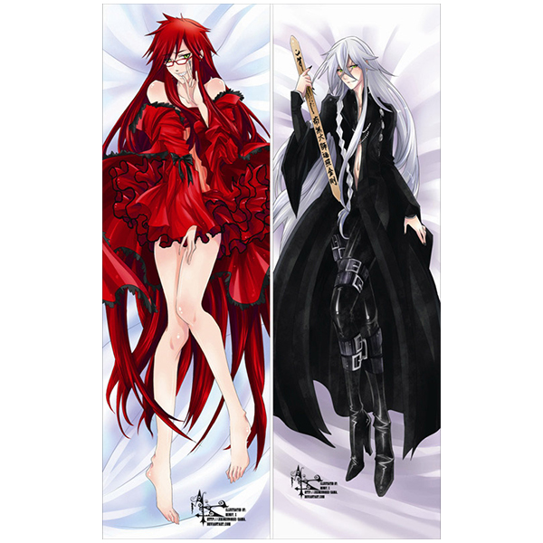 Body Pillow Black Butler Sebastian Michaelis Male Dakimakura Anime