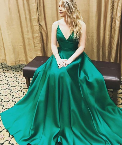 Dark Green Homecoming Dress