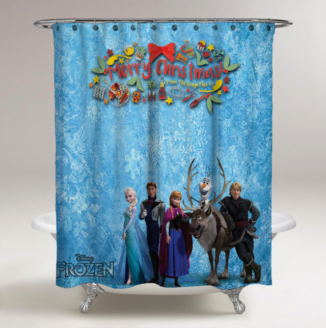 Disney Frozen Custom Shower Curtain Print On Ooreedoo Online