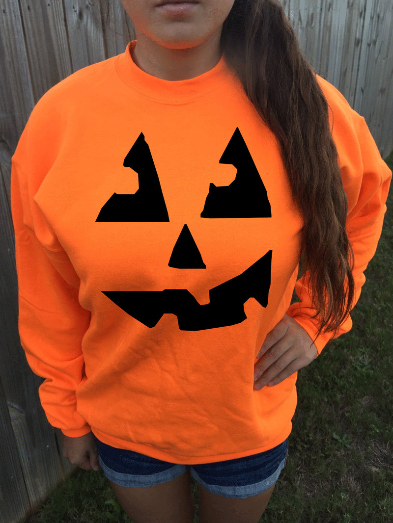 jack o lantern sweatshirt