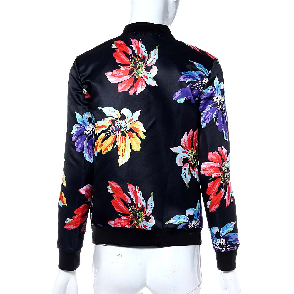 womens floral bomber jacket