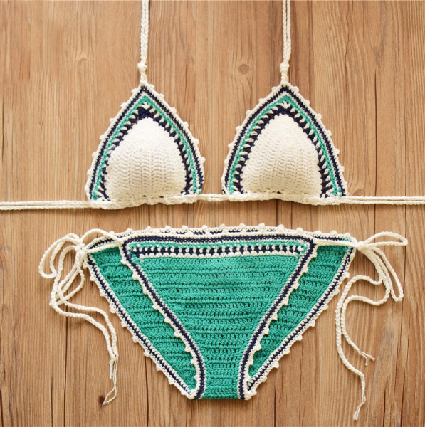 crochet swimming costume