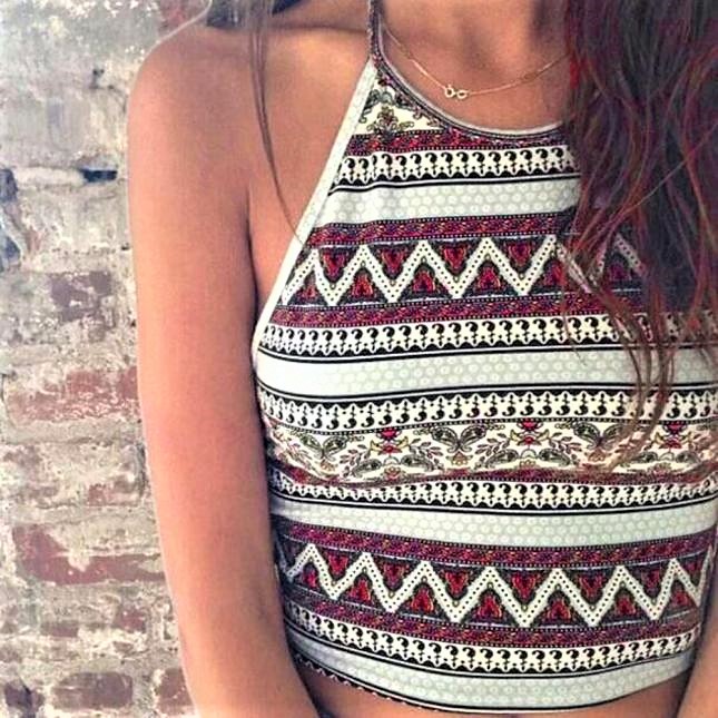boho halter top