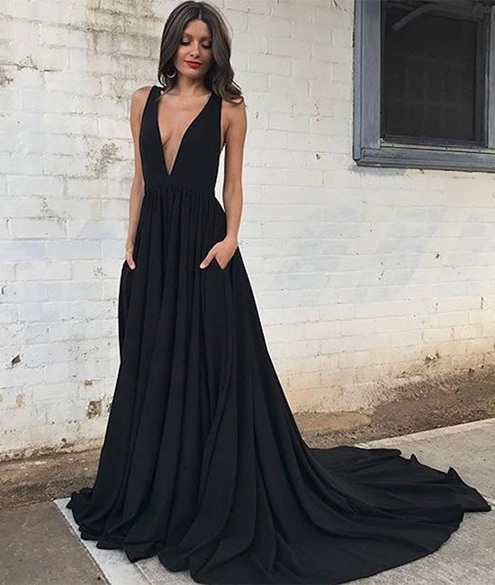 black formal dresses for teens